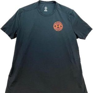 UNDER ARMOUR Men's Loose Black Short Sleeve Shirt (Large) - NEW!